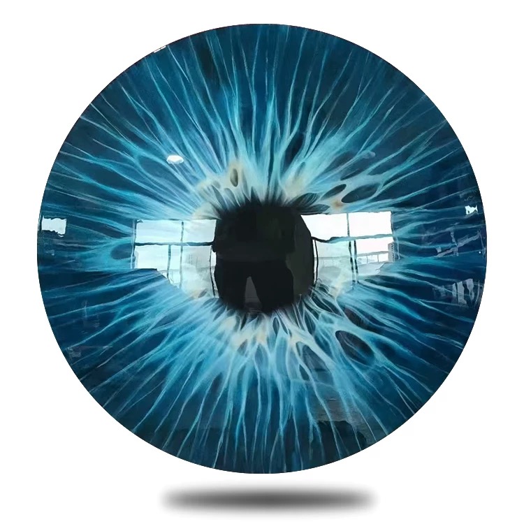 Resin Iris Eye Round Wall Decor